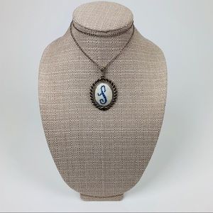 Boho Inspired Name Initial S Necklace
